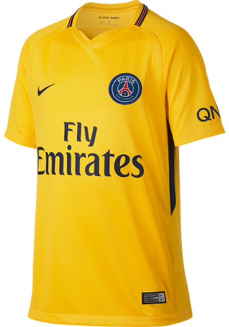 NIKE PARIS SAINT GERMAIN 2018  YELLOW JERSEY