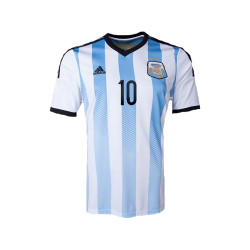 ADIDAS ARGENTINA 2014 AUTHENTIC HOME `MESSI` JERSEY