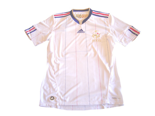 ADIDAS FRANCE 2010 AWAY JERSEY WHITE - Soccer Plus