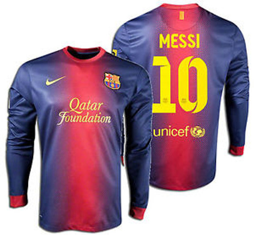 NIKE BARCELONA 2013 AWAY `MESSI` JERSEY Safety Orange/Tour Yellow1