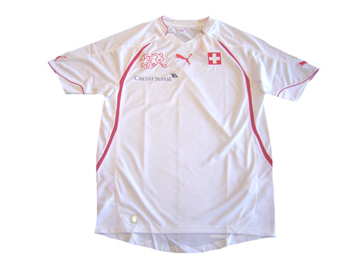 PUMA SWITZERLAND 2010 AWAY JERSEY WHITE