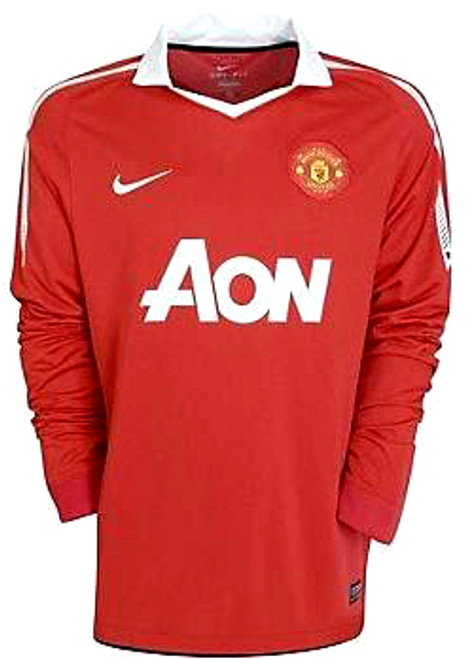 NIKE MANCHESTER UNITED 2011 L/S HOME JERSEY