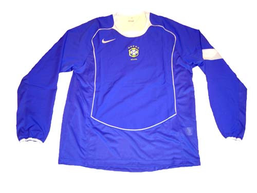 NIKE BRAZIL 2004 AWAY  L/S JERSEY