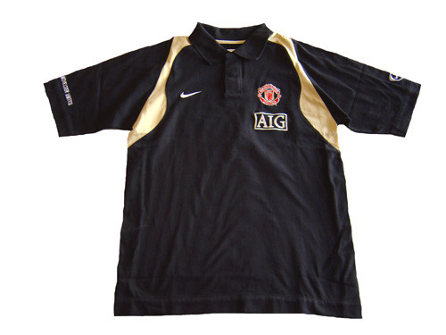 NIKE MANCHESTER UNITED 2007 TRAINING JERSEY BLACK - Soccer Plus