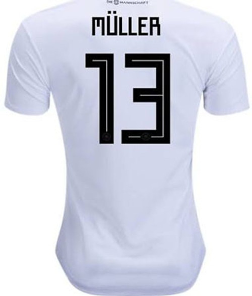 ADIDAS GERMANY 2018 WORLD CUP HOME `MULLER` JERSEY
