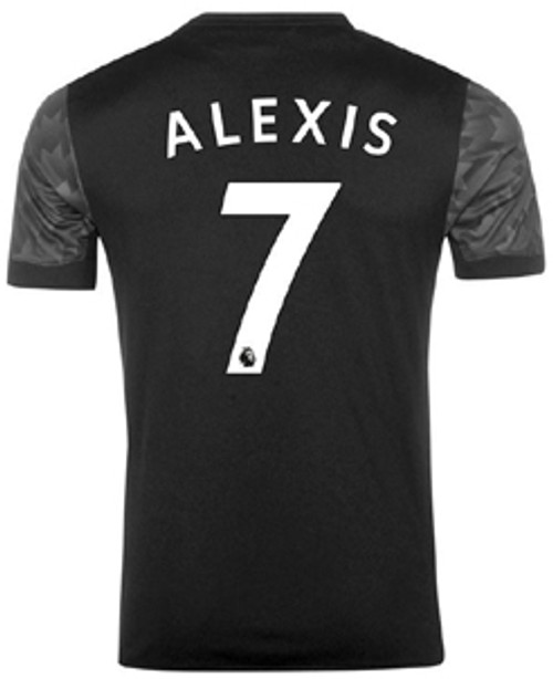 ADIDAS MANCHESTER UNITED 2018 AWAY `ALEXIS` BLACK JERSEY