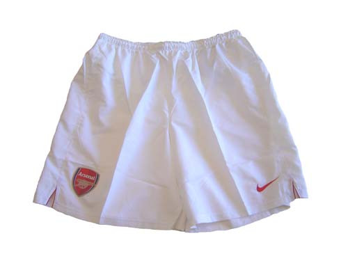 NIKE ARSENAL 2008 HOME  SHORT WHITE