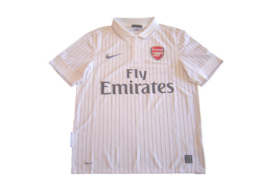 NIKE ARSENAL 2010 AWAY 3RD WHITE L/S JERSEY - Soccer Plus