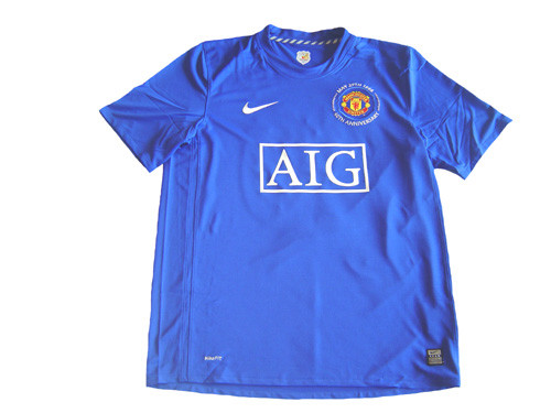 blue manchester united jersey