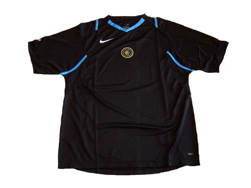 NIKE INTER MILAN 2007 TRAINING JERSEY BLACK