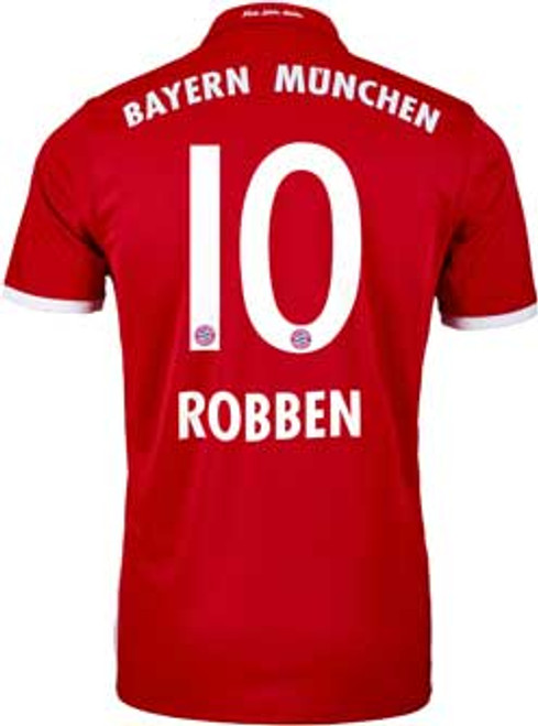 ADIDAS BAYERN MUNICH 2017 `ROBBEN` HOME JERSEY