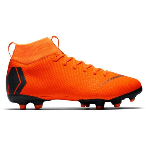 NIKE JUNIOR SUPERFLY VI ACADEMY GS MG Multi Ground Soccer Shoe -  Orange