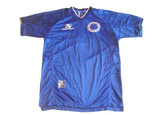 TOPPER CRUZEIRO 2004 HOME JERSEY BLUE #7 - Soccer Plus