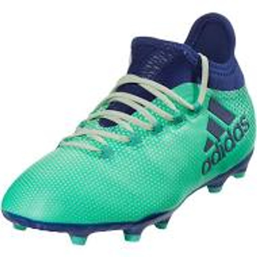 ADIDAS  X 17.1 FG Junior Soccer Cleats   Aero Green