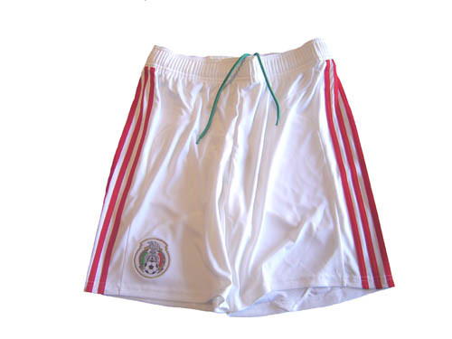 ADIDAS MEXICO 2010 HOME SHORT WHITE