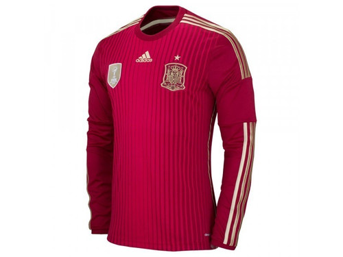 ADIDAS SPAIN 2014 HOME L/S JERSEY 