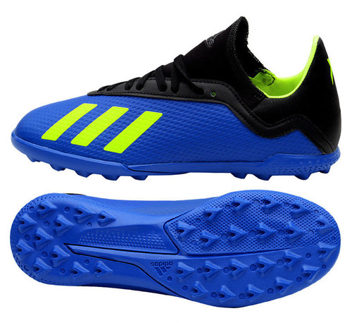 ADIDAS X TANGO 18.3 TF J Blue/solar yellow