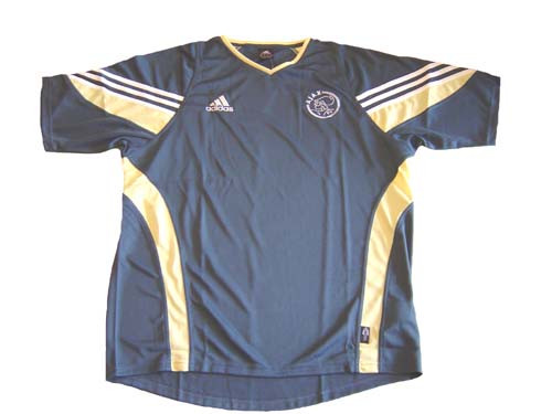 ADIDAS AJAX 2004 TRAINING JERSEY MACRO BLUE