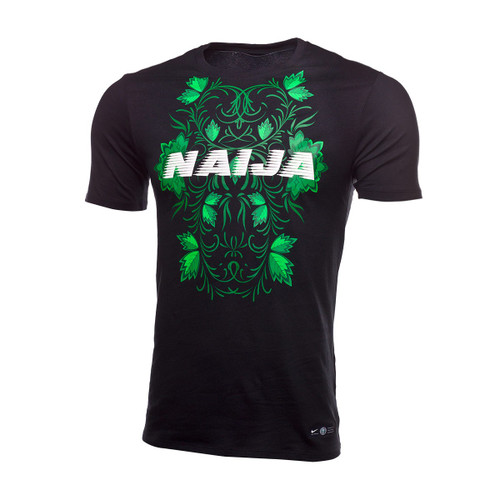 NIKE NIGERIA 2018 SQUAD  TEE BLACK