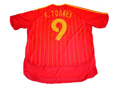 ADIDAS SPAIN 2006 HOME `TORRES` JERSEY