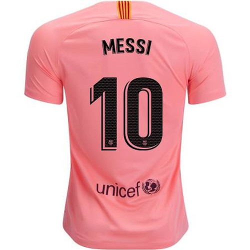 BOYS 2019 MESSI 3RD JERSEY PINK 