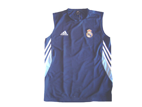 real madrid training jersey sleeveless