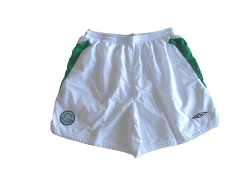 UMBRO CELTIC 2004 HOME SHORT WHITE