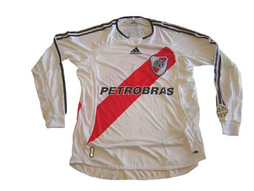 ADIDAS RIVER PLATE 2007 HOME L/S JERSEY
