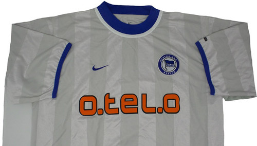 NIKE HERTHA BERLIN 2002 AWAY JERSEY GREY