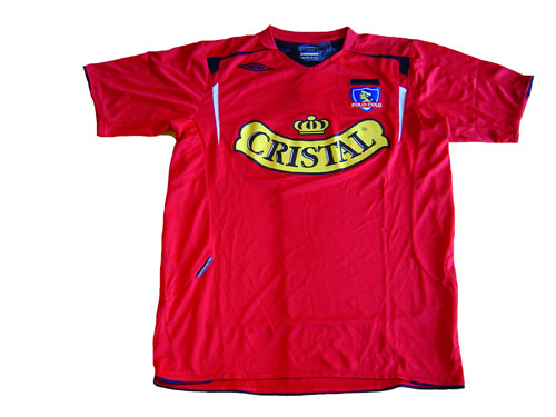 UMBRO COLO COLO 2008 AWAY JERSEY RED
