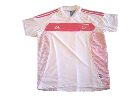 ADIDAS TURKEY 2002 AWAY JERSEY WHITE