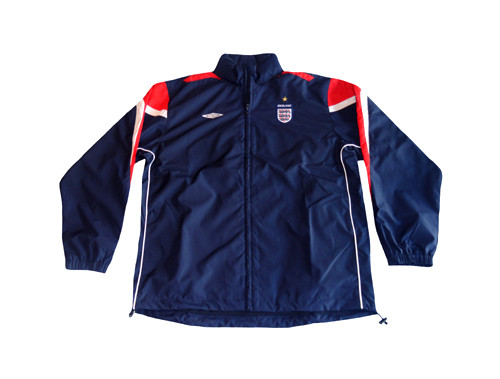 空豆タロウ　UMBRO ENGLAND ナイロンジャケット ネイビー UMBRO ENGLAND RAIN JACKET NAVY BLUE - Soccer Plus