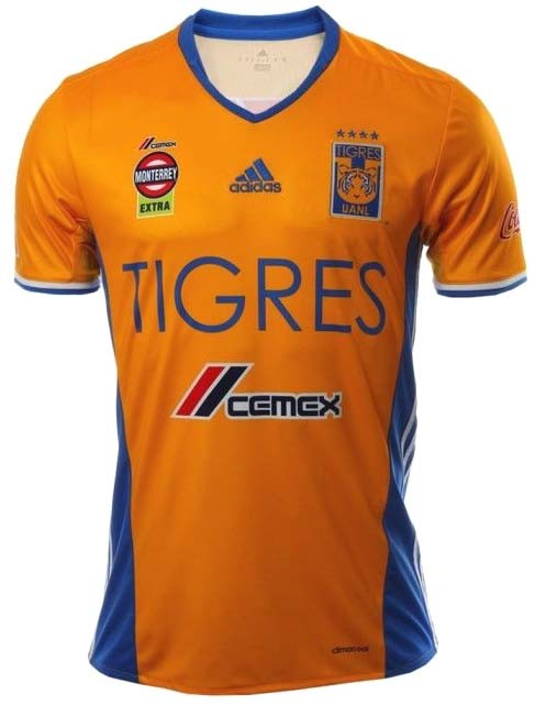 Adidas Tigres 2017 Home Gignac Jersey Soccer Plus