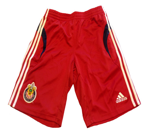 ADIDAS CHIVAS USA 2010 TRAINING SHORT RED