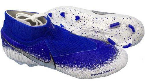 NIKE PHANTOM VSN ELITE DF FG RACER BLUE/WHITE - Soccer Plus