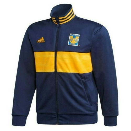 ADIDAS TIGRES UANL 2020 3 Stripe Track Jacket  navy/yellow