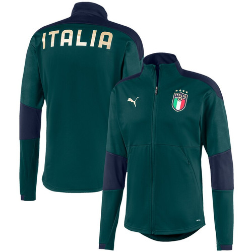 PUMA ITALY 2020 FULL ZIP JACKET GREEN - Soccer Plus