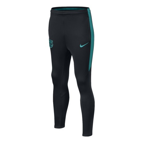 NIKE BARCELONA 2017 BOYS PANTS BLACK/TURQUOZE