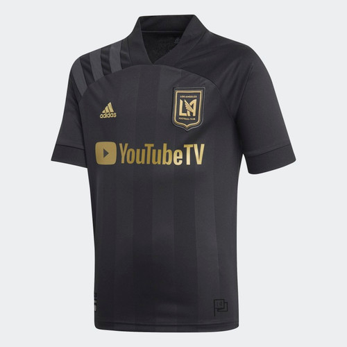 ADIDAS LAFC 2020 HOME BOYS JERSEY BLACK