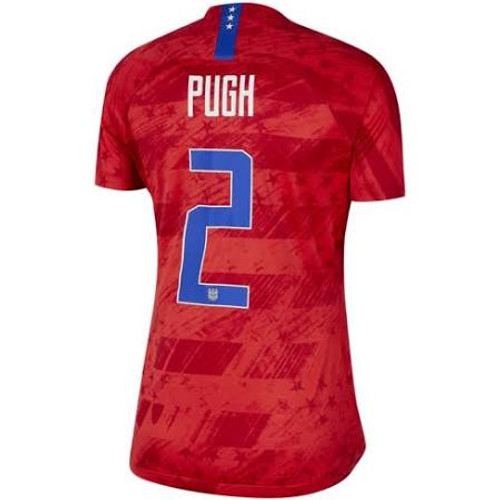 NIKE USA 2019 WOMEN'S AWAY `PUGH` JERSEY RED