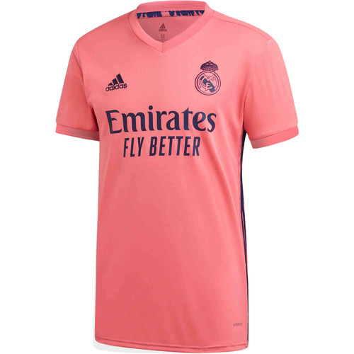 ADIDAS REAL MADRID 2020/21 AWAY JERSEY PINK