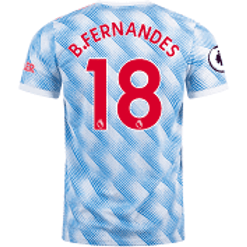 ADIDAS MANCHESTER UNITED 2021/22  B. FERNANDES AWAY JERSEY