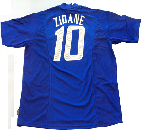 ADIDAS FRANCE 2002 `ZIDANE` HOME JERSEY