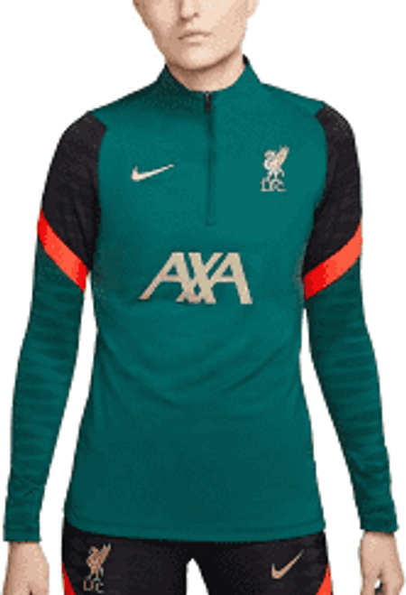 NIKE LIVERPOOL  F.C. 2021/22 STRIKE DRILL TOP GREEN 