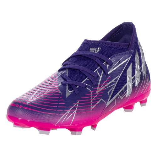 ADIDAS PREDATOR EDGE.3 FG JR   Purple/ Silver/ Pink