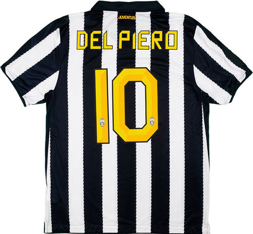 NIKE JUVENTUS 2012 HOME DEL PIERO JERSEY