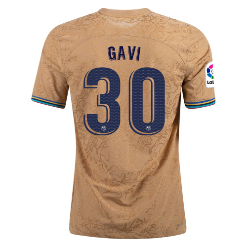 NIKE BARCELONA 2022-23 GAVI AWAY JERSEY - Soccer Plus