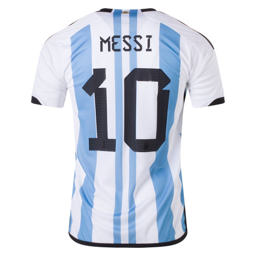 ADIDAS ARGENTINA WORLD CUP 2022 MEN'S HOME MESSI JERSEY