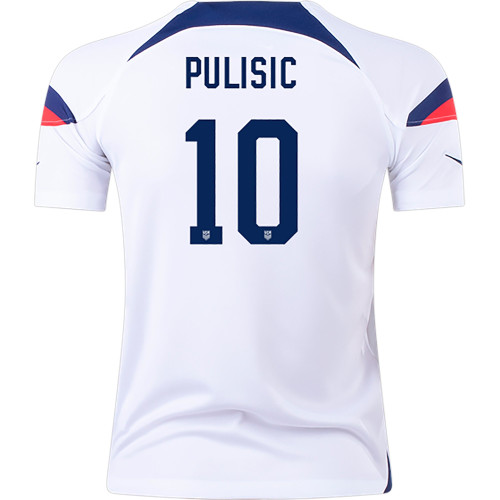 NIKE USA WORLD CUP 2022 YOUTH HOME PULISIC JERSEY