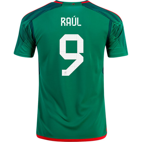 ADIDAS MEXICO WORLD CUP 2022 OFFICIAL HOME RAUL JERSEY